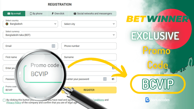 Betwinner Bangladesh registration promo code 